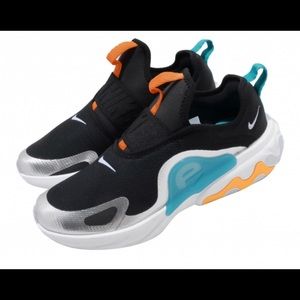 Kids Nike React Presto Extreme GS Black Laser Orange